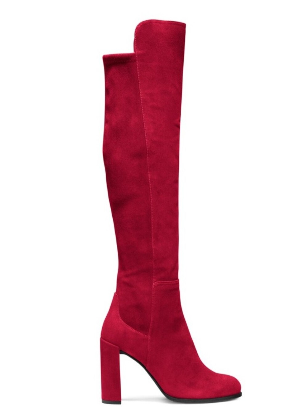 Stuart Weitzman ALLJILL Suede Boot in Scarlet Suede * Size 9.5 * New In Box